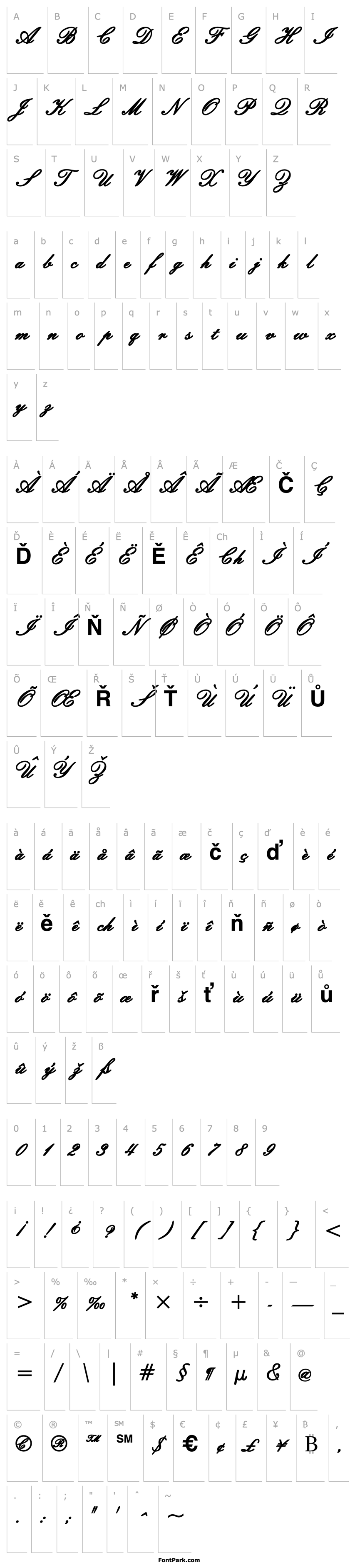 Overview WindemereScriptSSK Bold