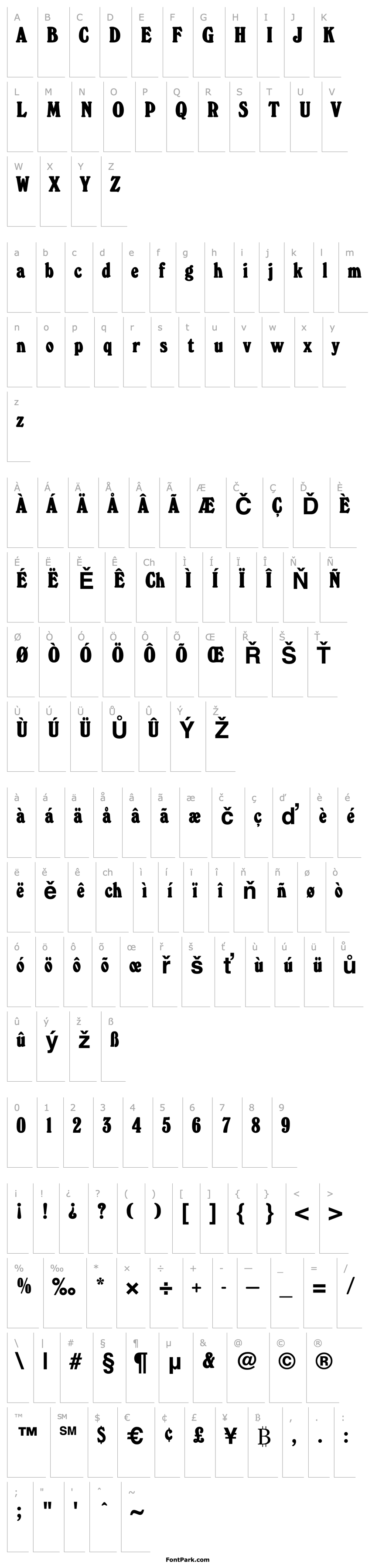 Přehled WindsorEF-ExtraBoldCondensed