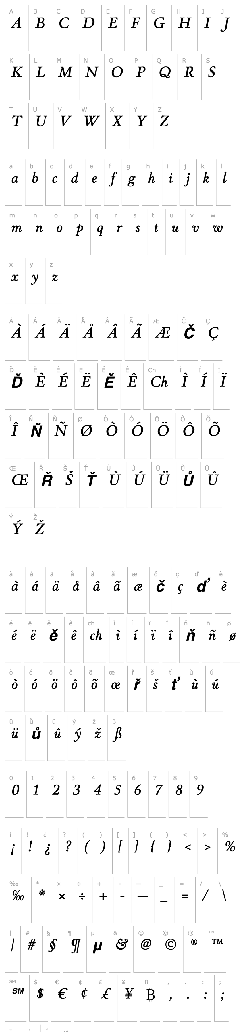 Přehled Winthorpe Sb Italic