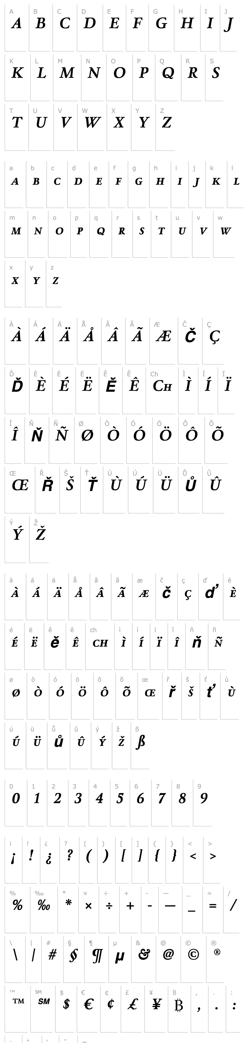 Overview Winthorpe Sc Bold Italic