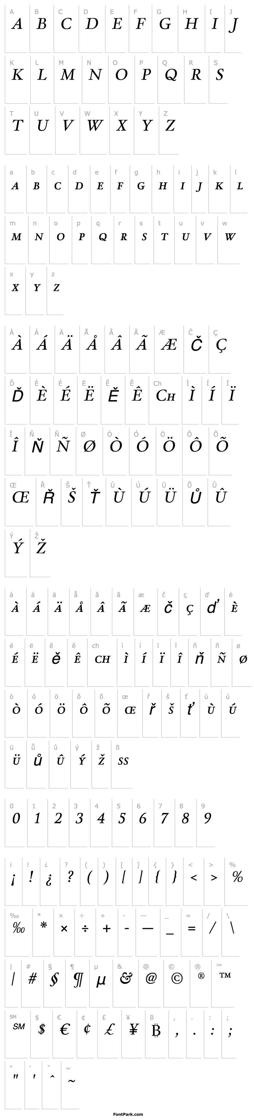 Overview Winthorpe Sc Italic