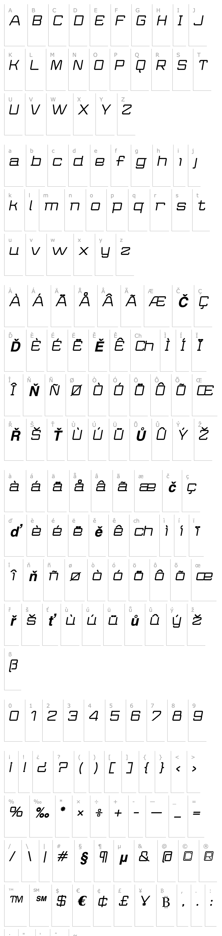 Overview Wired-BlackItalic