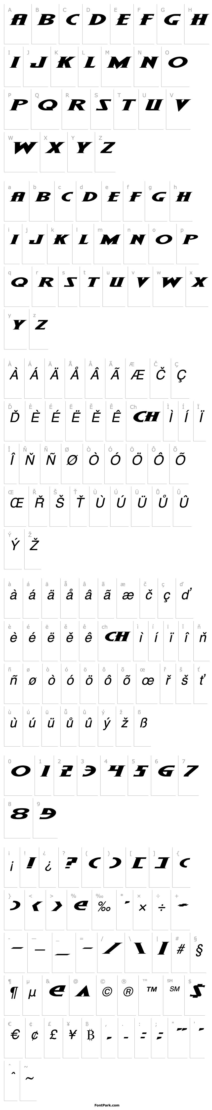 Přehled Wolf's Bane Expanded Italic