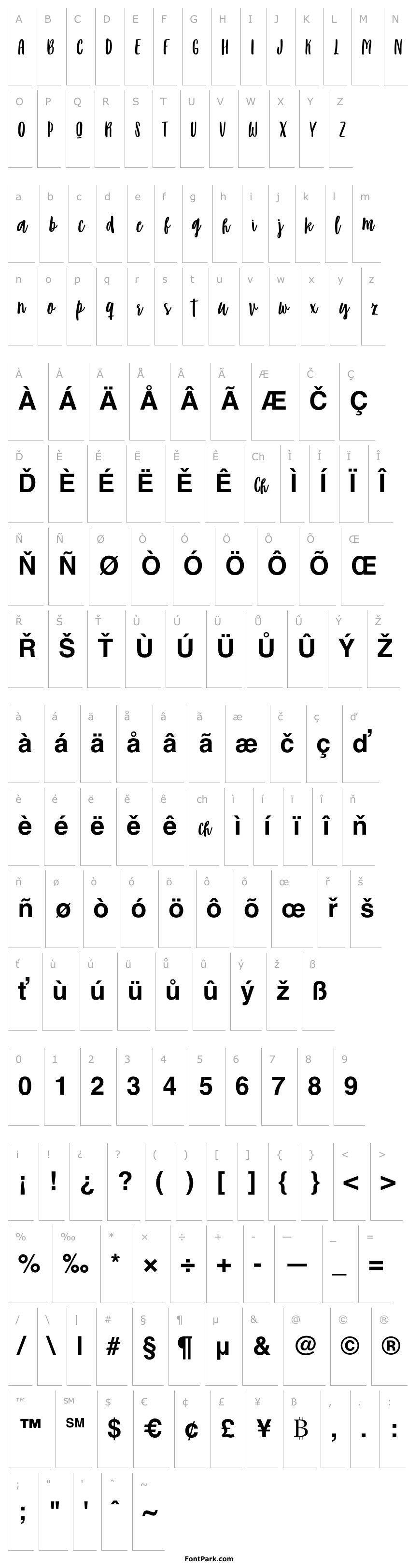 Přehled Wonsmith Bold