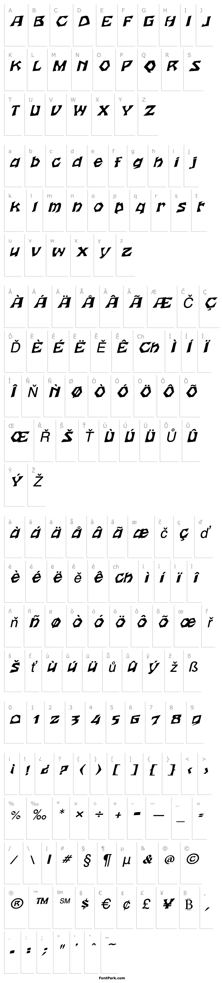 Overview Woodcut-Extended Italic