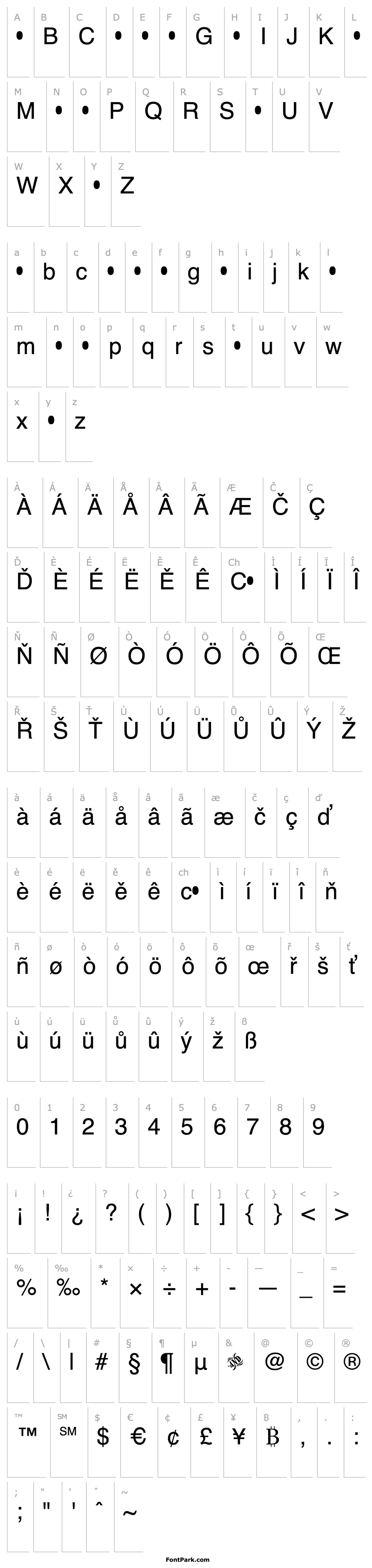 Overview WoodtypeOrnamentsStd