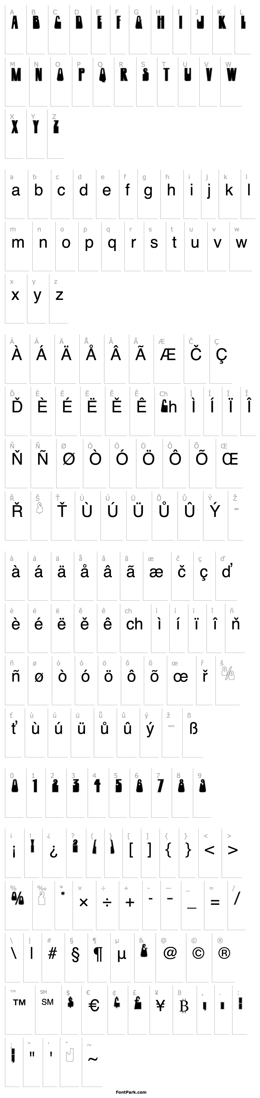 Přehled Woogie Display Outline Caps SSi