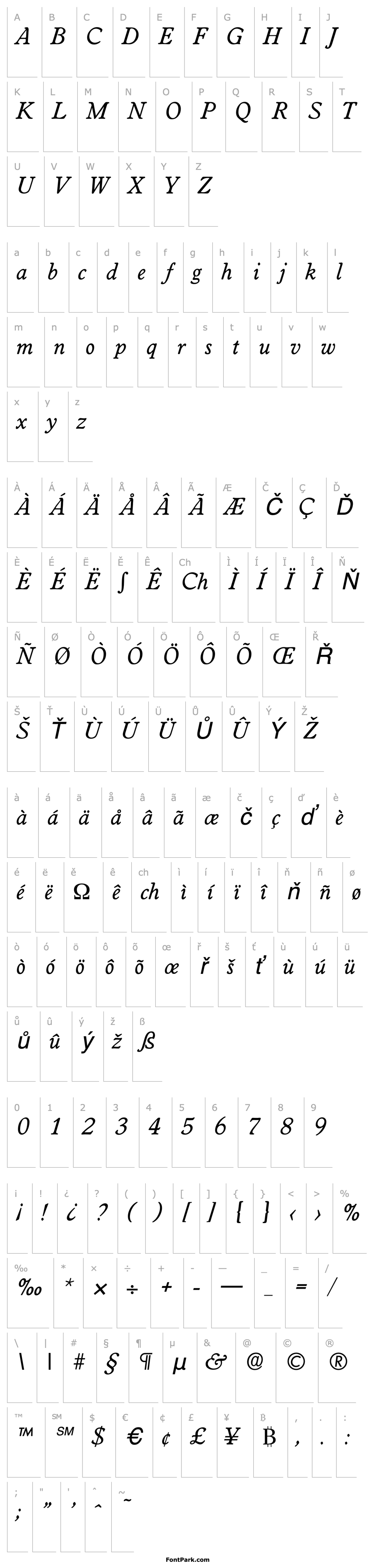 Overview Worcester-Serial-RegularItalic