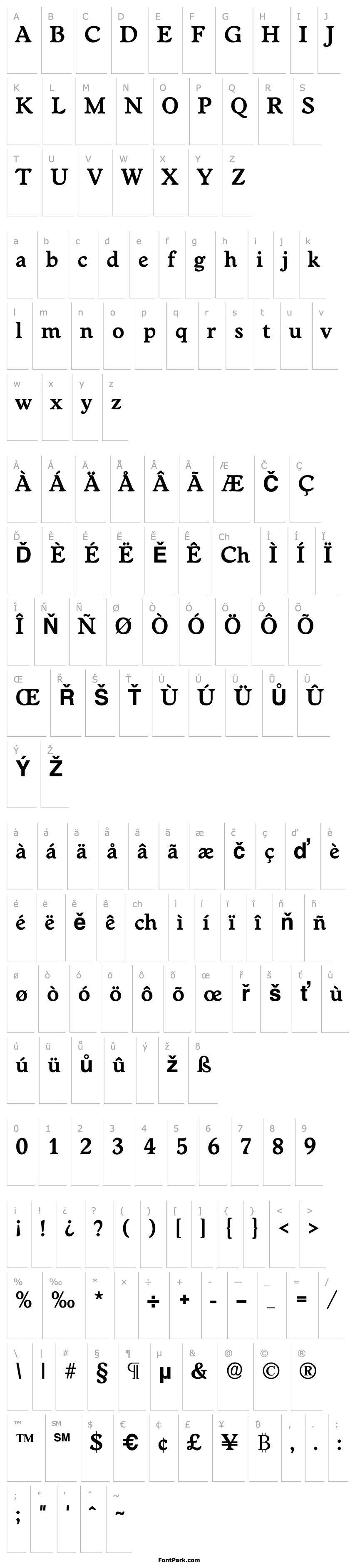 Přehled Worcester SF Bold