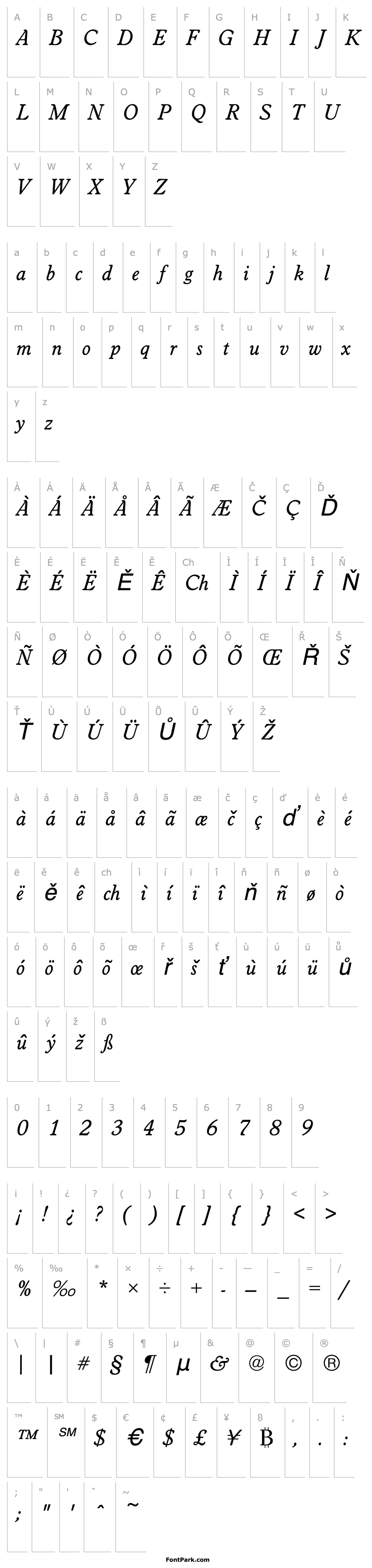 Overview WorcesterRouT Italic