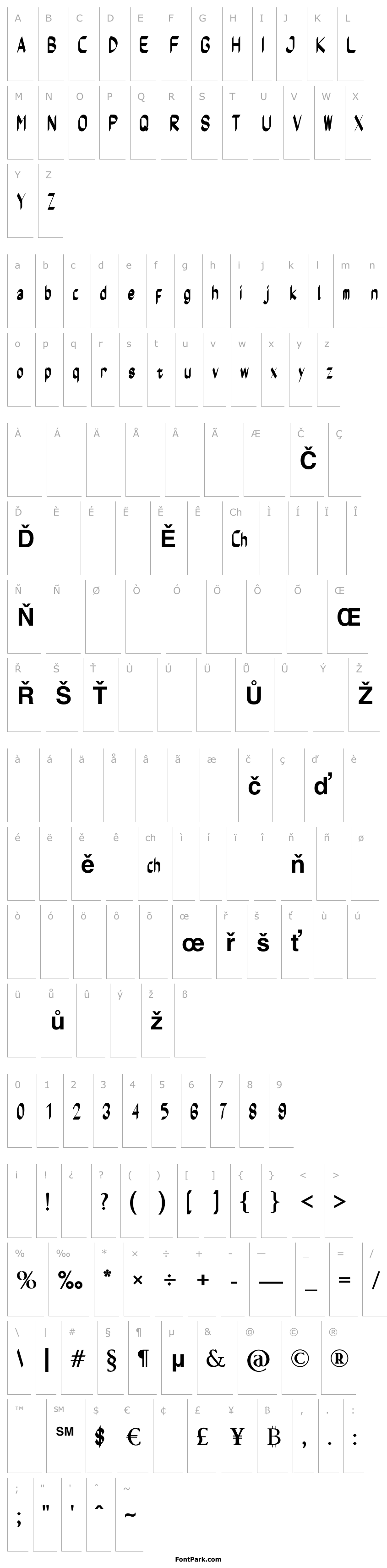 Přehled Worflat-Bold