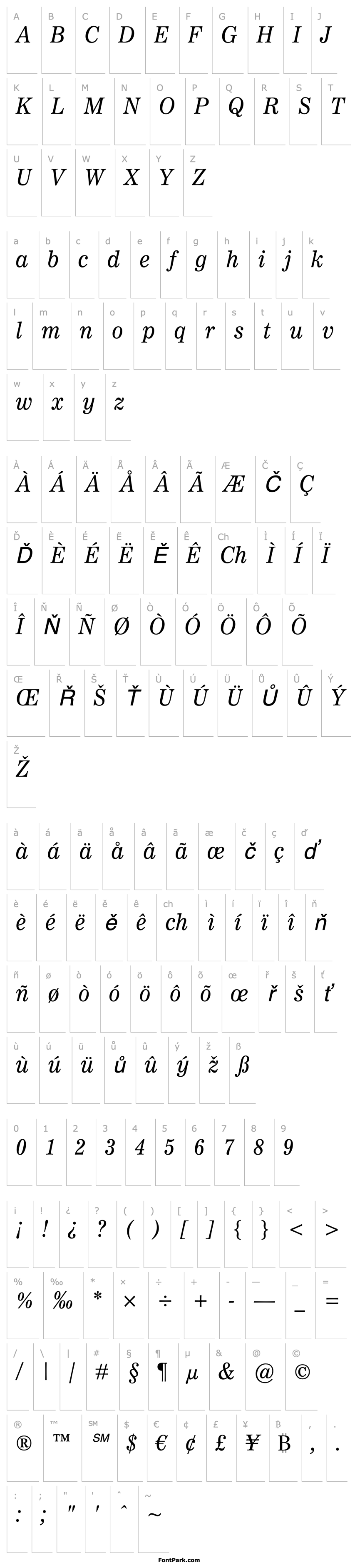 Overview Worldwide Italic