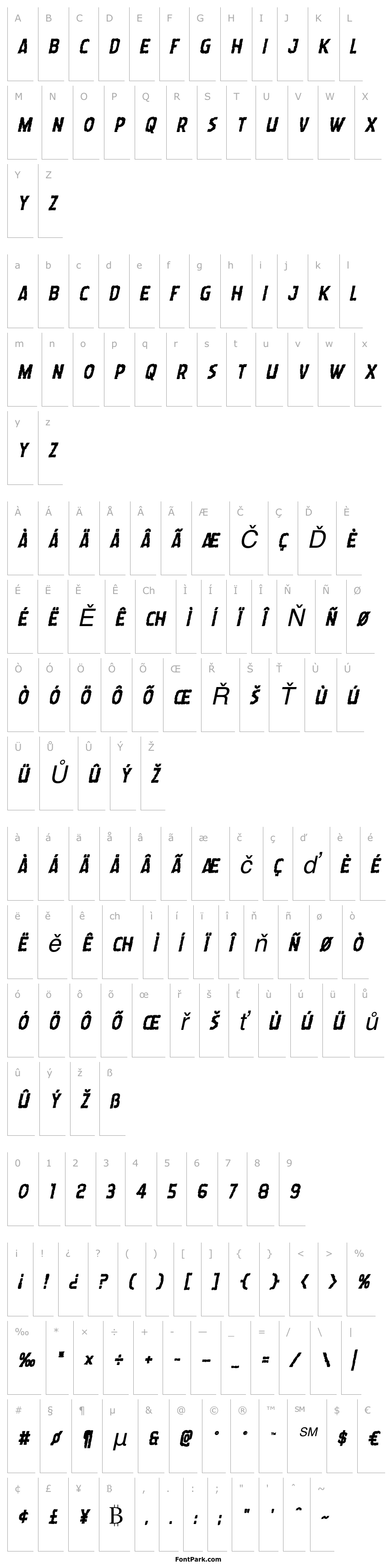 Přehled Worm Cuisine Bold Italic
