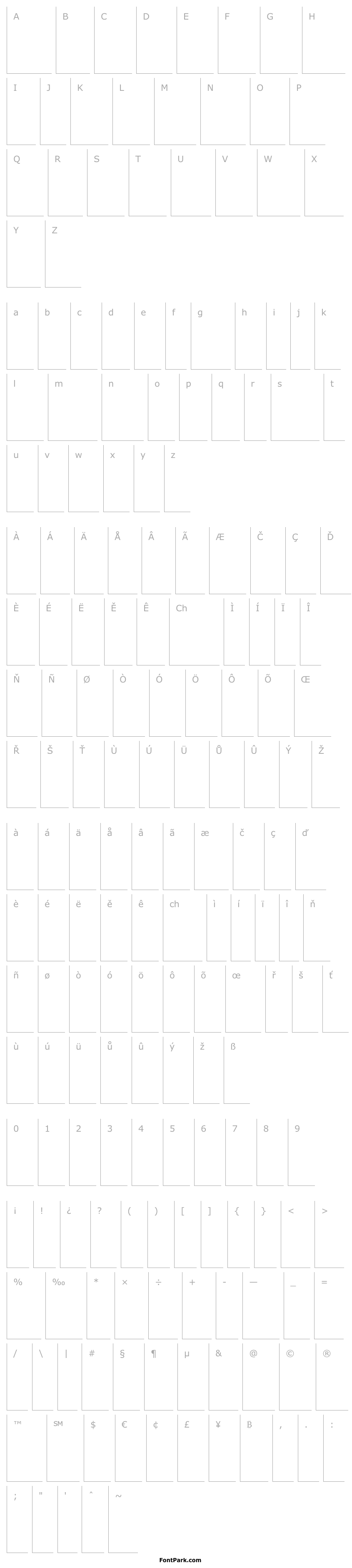 Overview Wrenn Initials Light