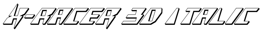 Preview X-Racer 3D Italic