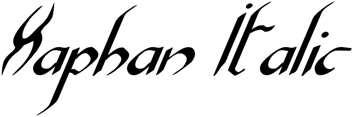 Preview Xaphan Italic