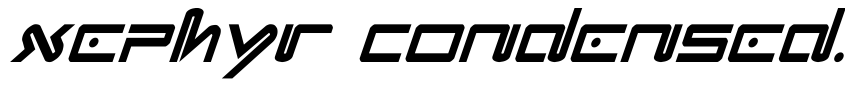Preview Xephyr Condensed Italic