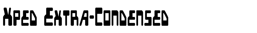 Preview Xped Extra-Condensed