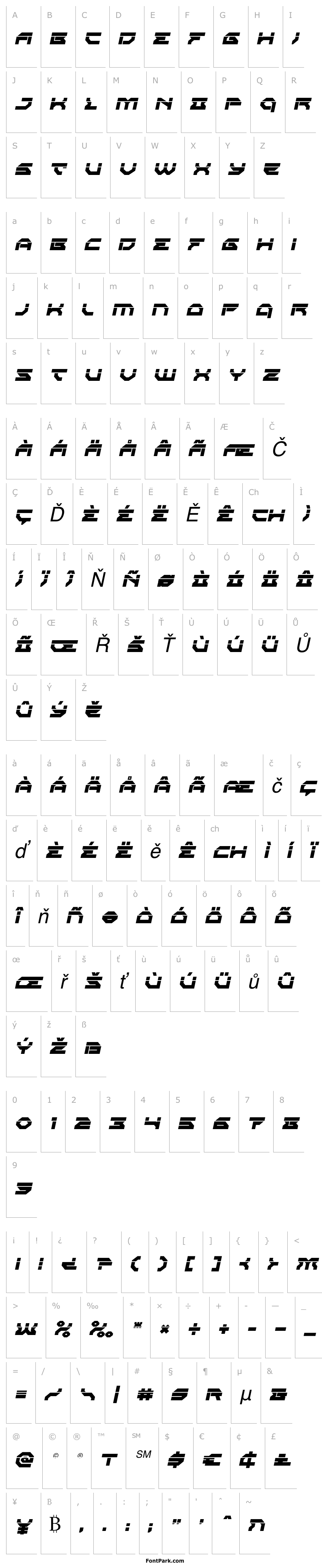 Přehled Xeno-Demon Laser Italic