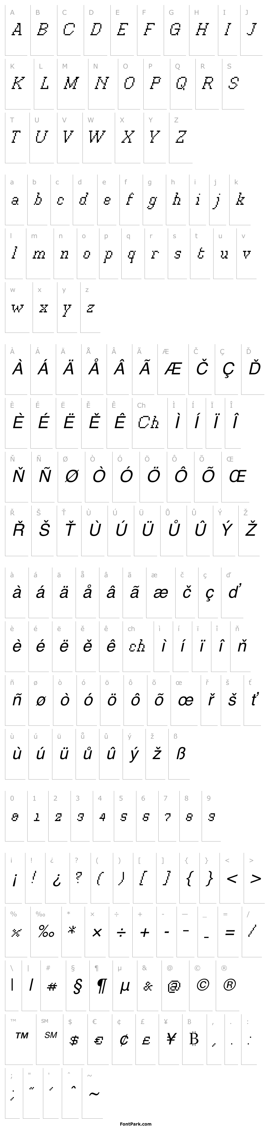 Overview Xilla Italic