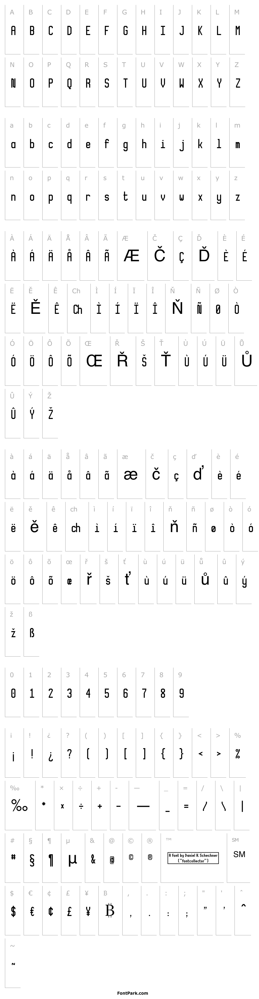 Overview XLMonoAlt Regular