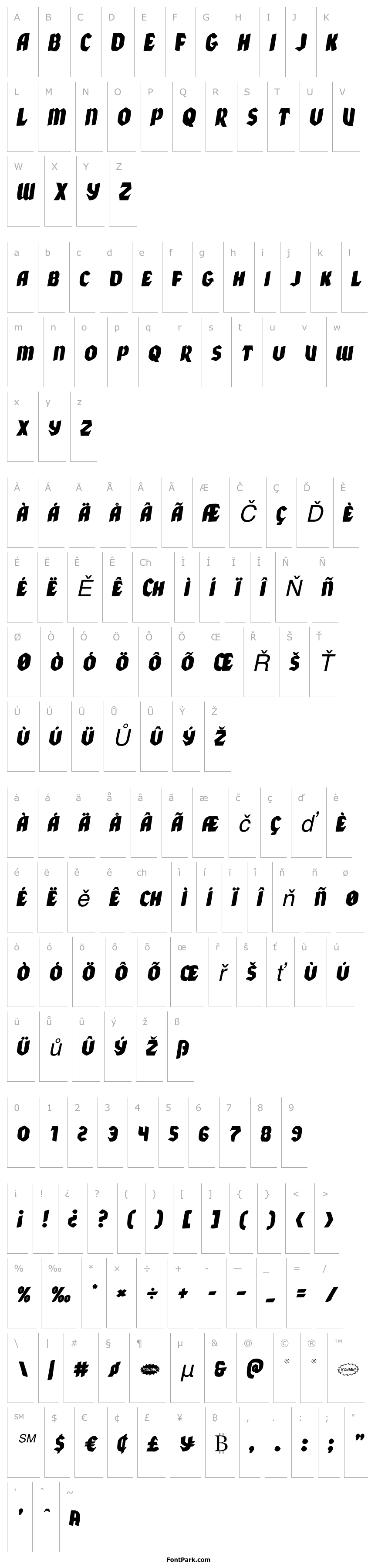 Přehled Xmas Xpress Italic