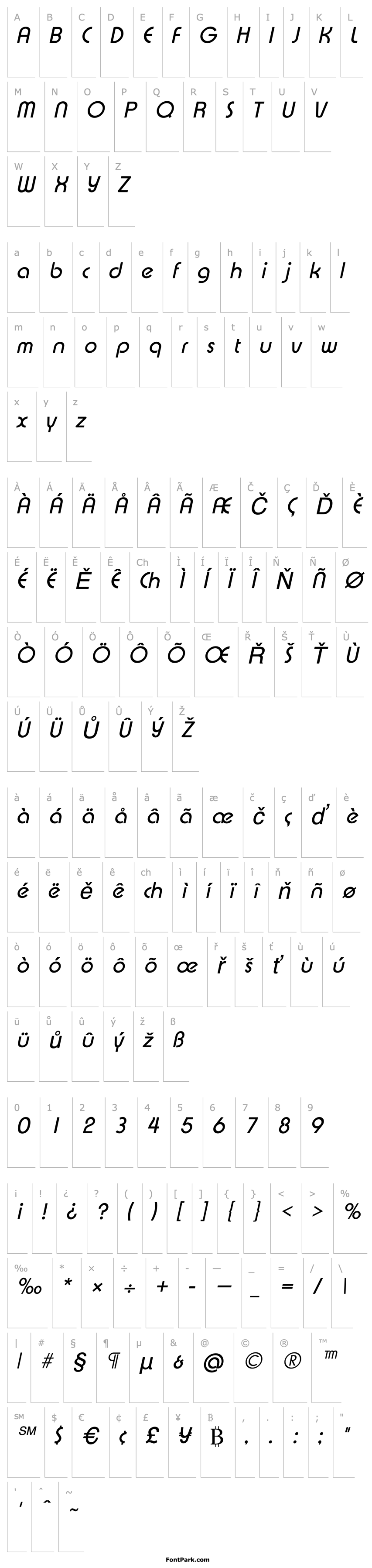 Overview Xpressive Italic