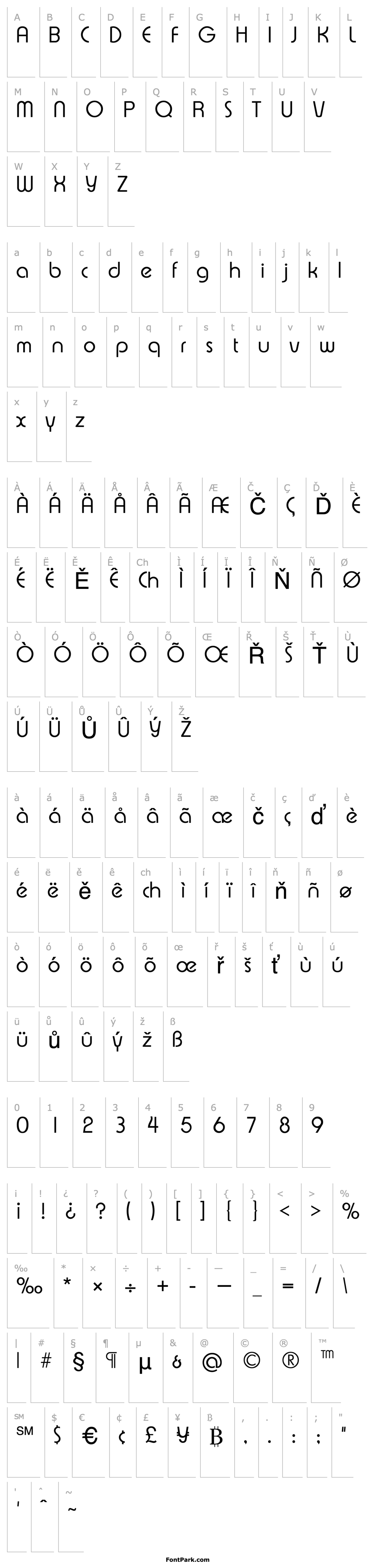 Overview XpressiveLight Regular