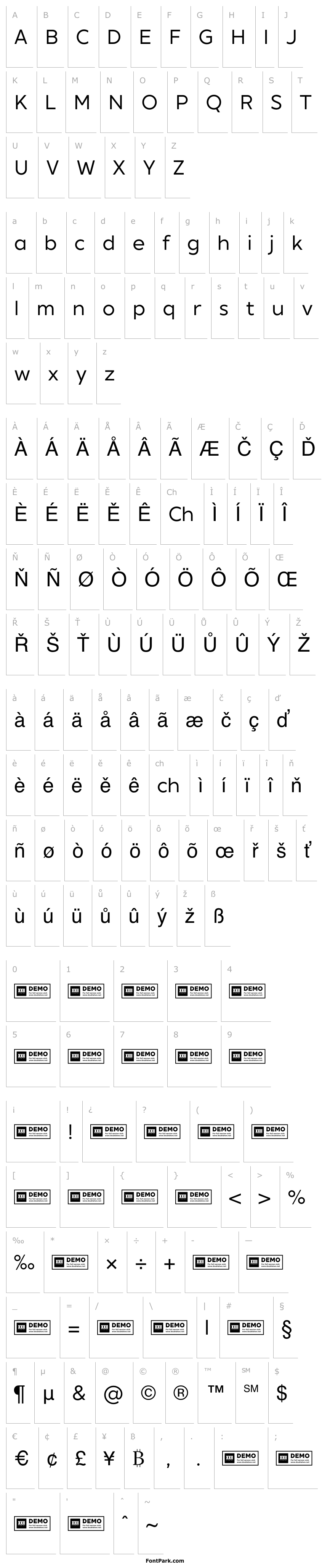 Přehled XXII Geom DEMO