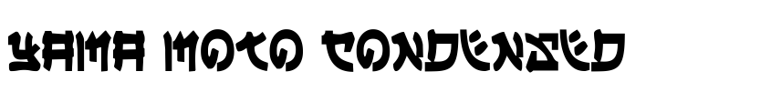 Preview Yama Moto Condensed
