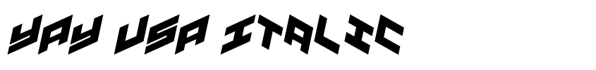 Preview YAY USA Italic