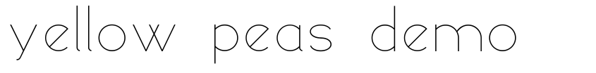 Preview yellow peas demo