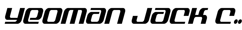 Preview Yeoman Jack Condensed Italic