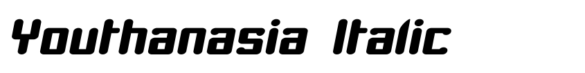 Preview Youthanasia Italic