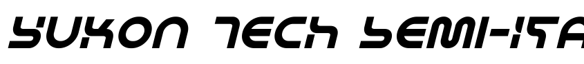 Preview Yukon Tech Semi-Italic