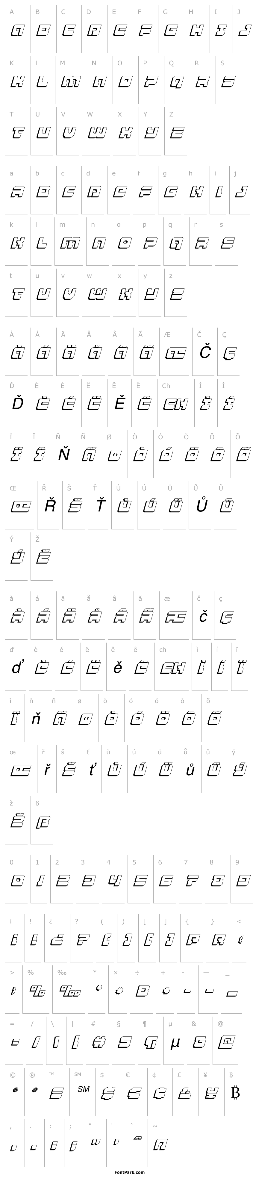 Přehled Yamagachi 2050 3D Italic