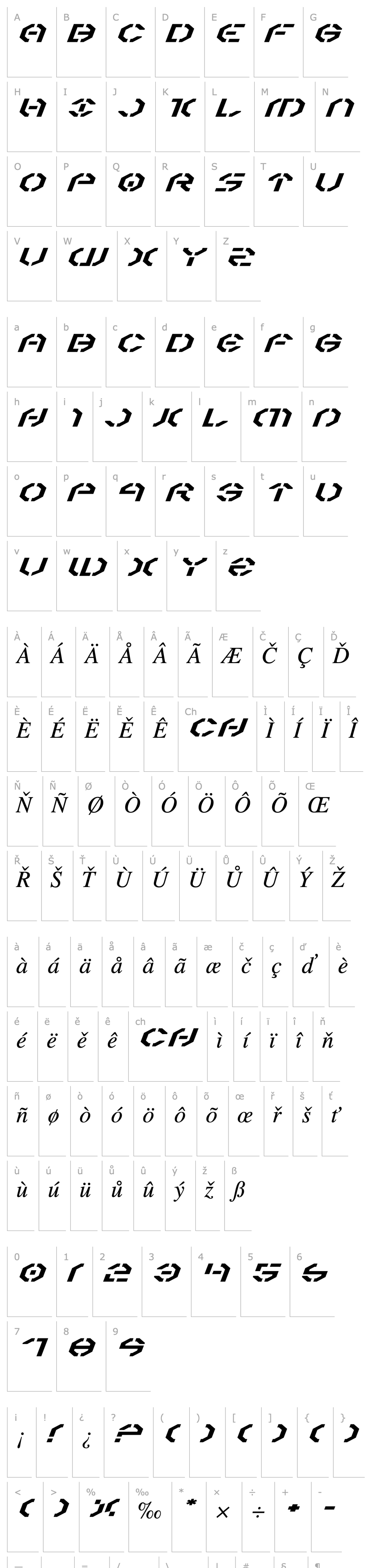 Overview Year 3000 Expanded Italic