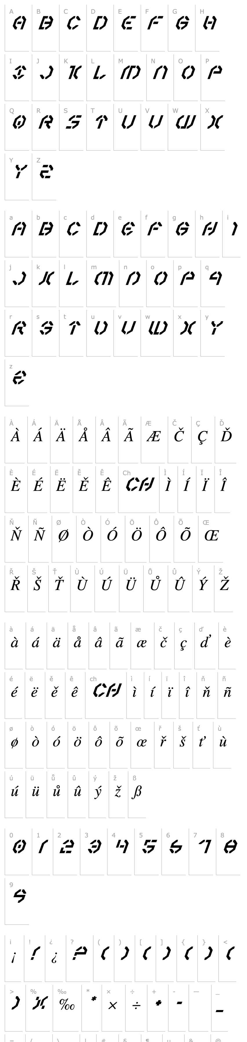 Overview Year 3000 Italic