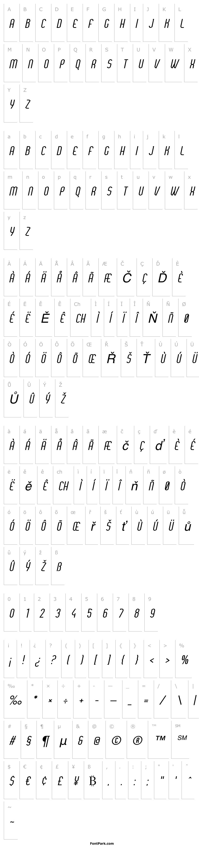 Přehled YemeyiItalic