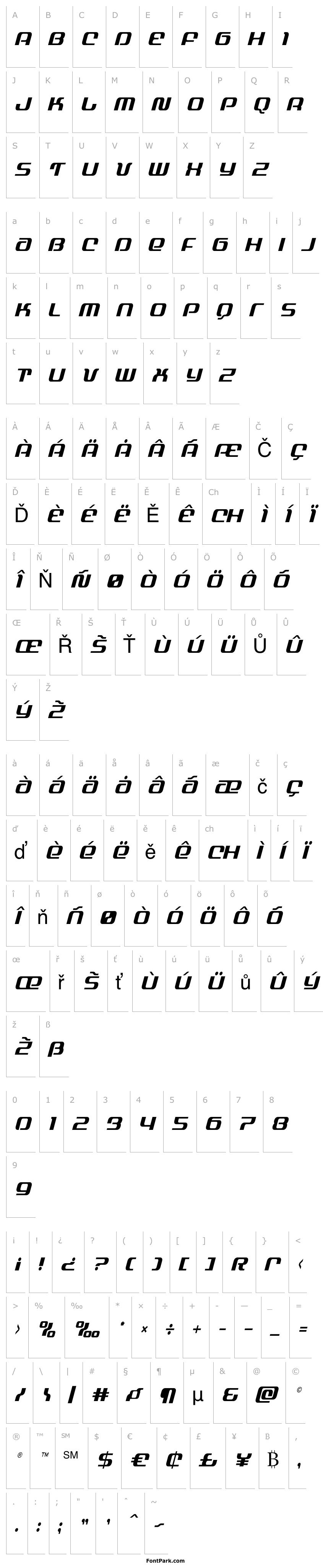 Overview Yeoman Jack Condensed Italic