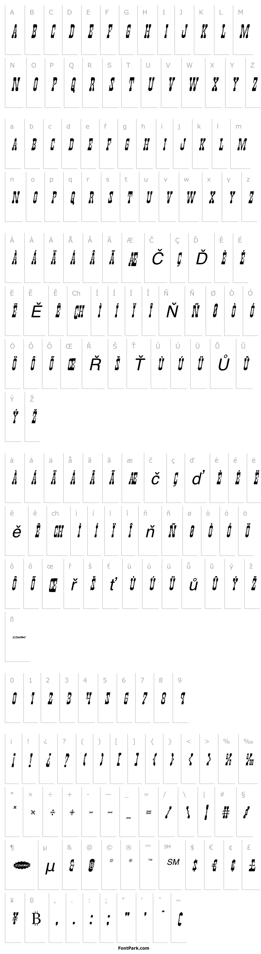 Přehled Younger Brothers Drop Caps Italic