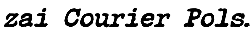 Preview zai Courier Polski 1941 italic
