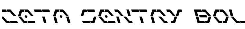 Preview Zeta Sentry Bold Leftalic