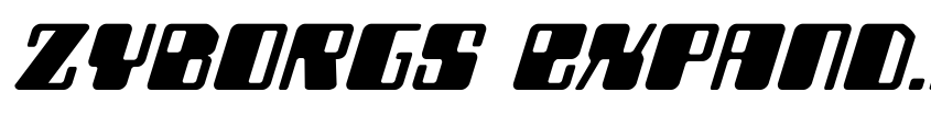 Preview Zyborgs Expanded Italic