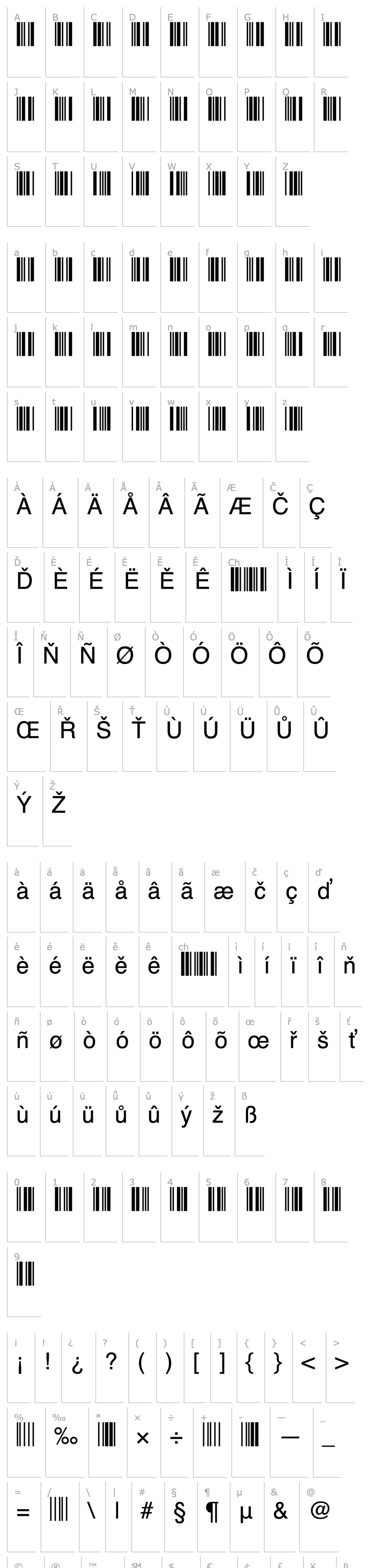 Overview Z: 3 of 9 BarCode