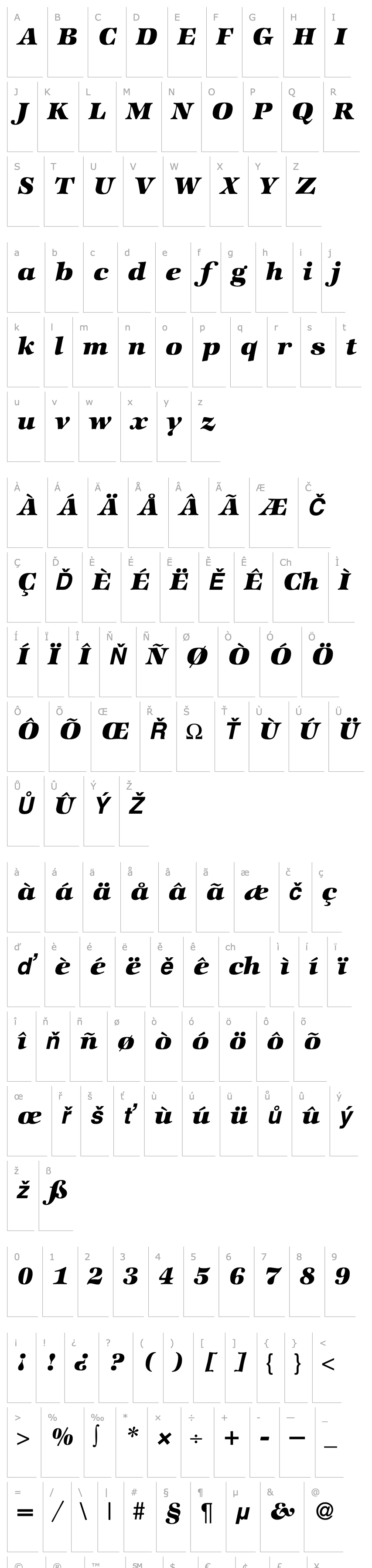 Overview ZabriskieInternationalHeavy-RegularItalic