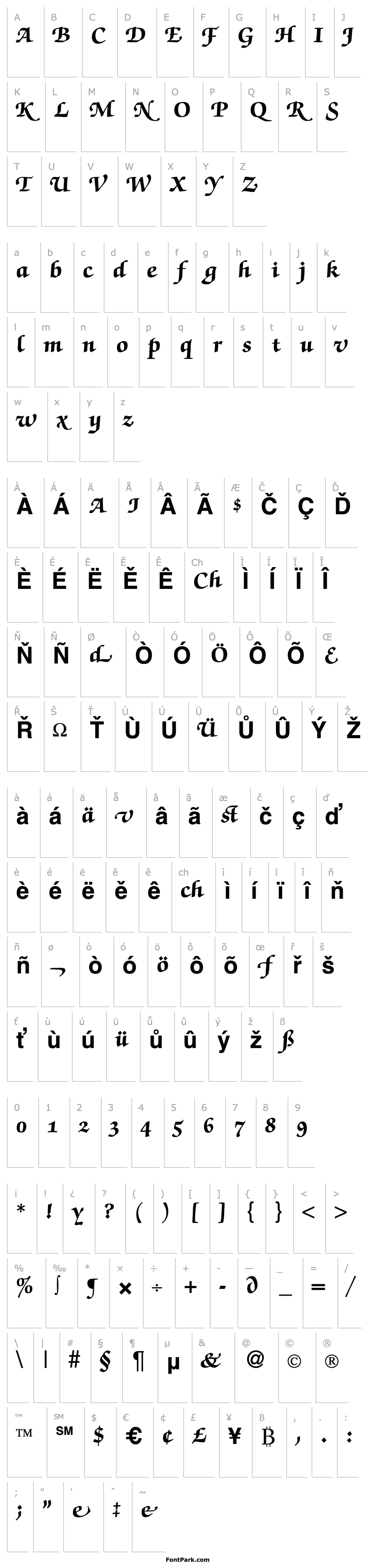 Overview ZabriskieScriptSwashHeavy-Regular