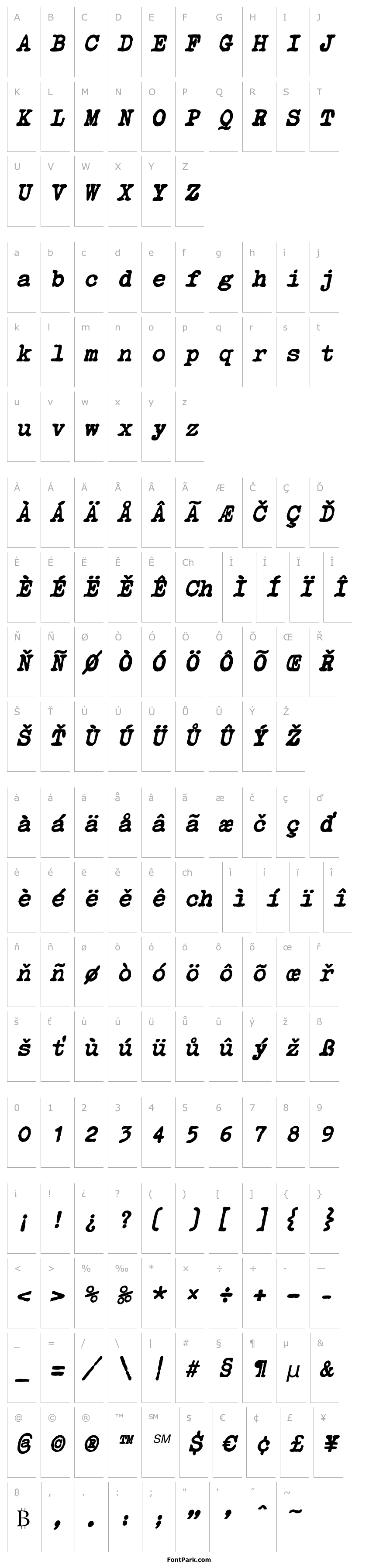 Overview zai Courier Polski 1941 italic