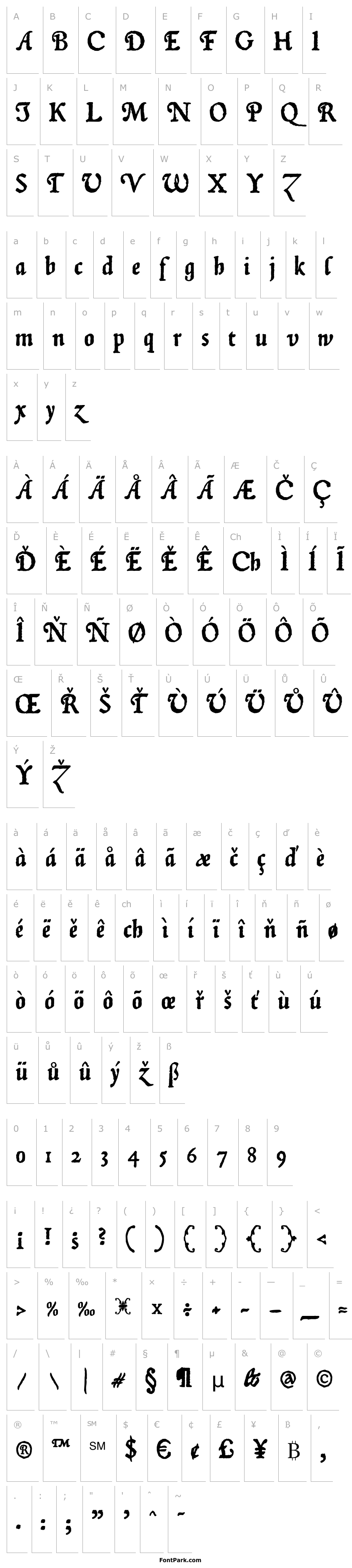 Přehled zai Januszowski Character 1594