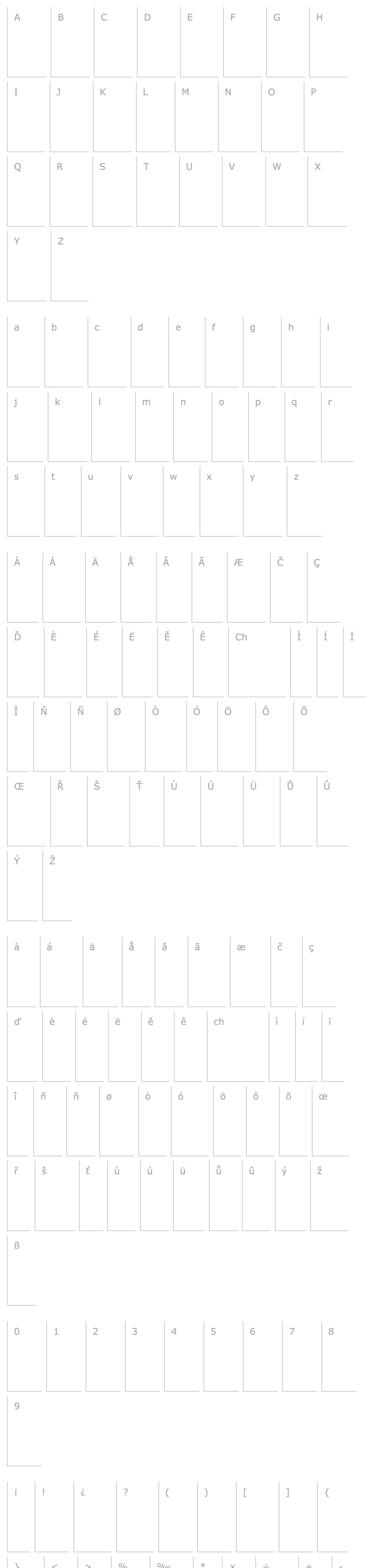 Overview Zapf Dingbats 200*